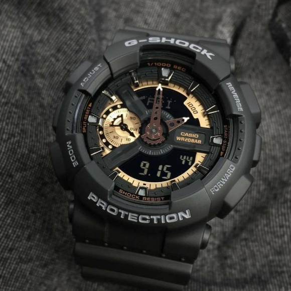 G-Shock Baby G Triple Black & Golden Rose - Picture 14 of 15